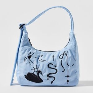 BAGGU Embroidered Ballet Icons Mini Nylon Shoulder Bag